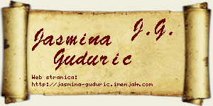 Jasmina Gudurić vizit kartica